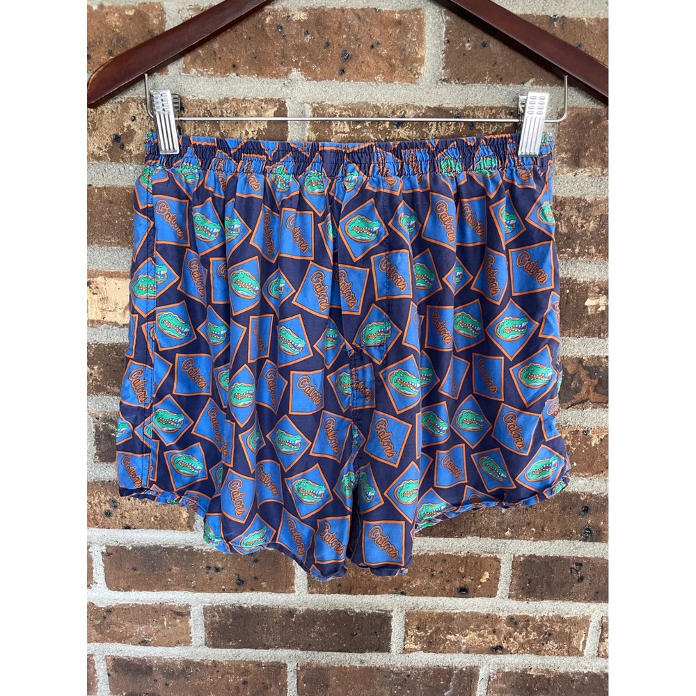 VTG Merge Left Florida Gators 100% Silk Boxer Shorts